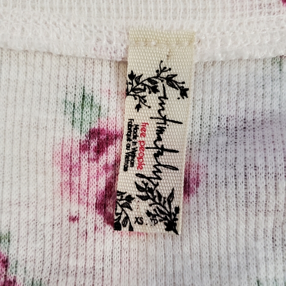 New Free People Intimately Dylan Thermal Floral Printed Bodysuit Size XS - Picture 12 of 13